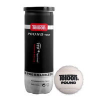 天龍 P3白色網球pound-3溫網定制3粒罐裝比賽訓練用球 溫網白色POUND-3 1桶