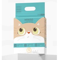MINISO 名创优品 混合植物木薯猫砂 2.5kg*4包