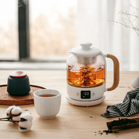 88VIP：Bear 小熊 煮茶器电热水壶保温一体家用煮茶壶黑茶全自动小型办公室玻璃