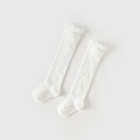 88VIP：戴维贝拉 包邮戴维贝拉儿童薄款袜子女童白色长筒袜2024春装新款宝宝公主袜