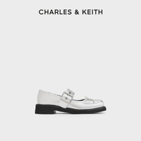 CHARLES & KEITH CHARLES&KEITH24夏季新款CK1-70900521蝴蝶结方头厚底玛丽珍鞋女