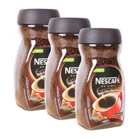Nestlé 雀巢 Nestle雀巢 巴西进口醇品黑咖啡200g*3瓶