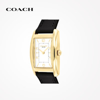 COACH 蔻驰 REESE系列摩登时尚方形表盘皮表带石英女士手表