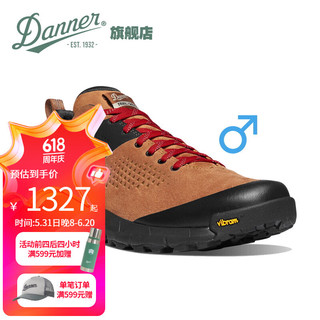 DANNER 【24新品】山地户外休闲Trail 2650 GTX防水麂皮男徒步登山鞋V底 61297棕红 男EE宽版 4