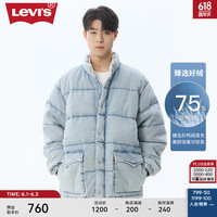Levi's 李维斯 秋冬男士羽绒服复古潮流A5803-0000 蓝色 M