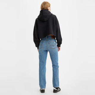 Levi's【商场同款】李维斯女士美式501直筒复古牛仔裤12501-0427 蓝色 25/28