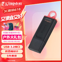 Kingston 金士顿 DataTraveler系列 DTX USB 3.2 U盘 黑色 256GB USB-A