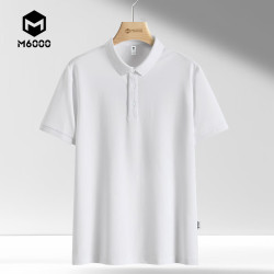 m6000m6000polo衫男短袖男士夏季凉感t恤翻领休闲宽松衣服男装白色xl