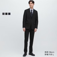 UNIQLO 优衣库 男装空气感快干弹力轻型茄克商务休闲西装455074/448034