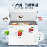 Midea 美的 BD/BC-301KM(E)冷柜大冰柜冷冻柜卧式家用商用节能