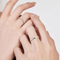S925银莫比乌斯系列无限爱对戒情侣戒指女小众设计款男女一对代发