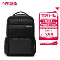 美旅 箱包時尚休閑雙肩包男女通勤旅行背包多功能電腦包NE2*09002黑色