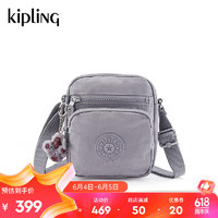 kipling 凯普林 女款2024春季新款百搭小包单肩包斜挎包RON 鸽灰色