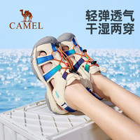 88VIP：CAMEL 駱駝 戶外女鞋2024夏季新款休閑包頭涼鞋沙灘鞋透氣防滑耐磨溯溪鞋