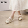 DUSTO 大东 芭蕾鞋女鞋2024春季新款优雅休闲时尚方跟套脚低跟方头C1228