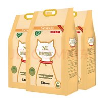 AATURELIVE N1爱宠爱猫 N1绿茶/玉米/活性炭豆腐猫砂3.7kg*3包