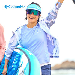 columbia哥伦比亚户外女防紫外线吸湿轻薄透气连帽防晒衣皮肤衣ar3052