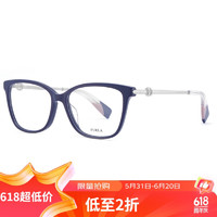 芙拉 FURLA芙拉 FURLA全框女款VFU356通勤近视光学眼镜框光学镜540991亮深蓝