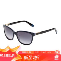 芙拉 FURLA全框女款SU4986K太阳镜潮搭开车防晒防紫外线墨镜5607M3蓝色+透明蓝