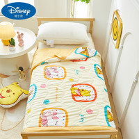 Disney 迪士尼 A类儿童卡通幼儿园宝宝午睡夏凉被空调被可机洗薄被子夏被 维尼家族 110*150cm