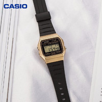 CASIO 卡西欧 小方块简约复古防水电子手表 F-91WM-9ADF