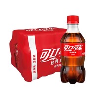 Coca-Cola 可口可乐 12种口味可口可乐百事可乐七喜美年达雪碧芬达冰红茶300ml瓶装