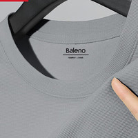 Baleno 班尼路 男士圆领短袖T恤 PC20240330-23PD13-1-72 灰色 XL