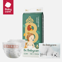 babycare 木法沙纸尿裤XL码36片+熊柔巾80抽（2025年2月过期，不支持退换） XL 1包 36片