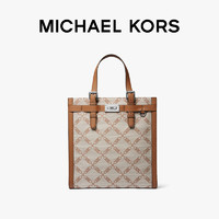 MICHAEL KORS 迈克·科尔斯 Hudson 男士菱形格链提花手提托特包