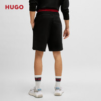 88VIP：HUGO BOSS 男士2024夏季新款标签装饰棉质毛圈短裤