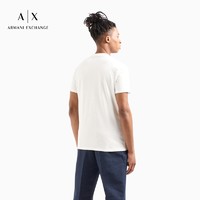 Armani Exchange 阿玛尼2024夏季新款情侣全棉短袖休闲简约风T恤