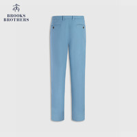 88VIP：Brooks Brothers 男士24春夏亚麻混纺微弹纯色休闲长裤