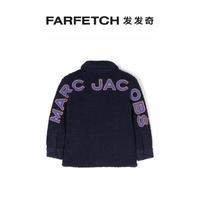 The Marc Jacobs童装人造皮毛一体logo贴花夹克FARFETCH发发奇