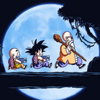 威曼斯七龙珠龟仙人车贴卡通动漫星球大战尤达二次元摩托车电动车贴纸 18_8.8CM 右边一张