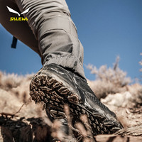 SALEWA 沙乐华 GORE-TEX越野跑鞋户外跑步男女鞋运动鞋防水透气鞋子（45、深蓝-男款）