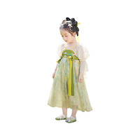 88VIP：yuyingfang 玉婴坊 汉服夏女童中国风超仙短袖公主裙儿童古风高端夏装古典裙子（码数齐全）