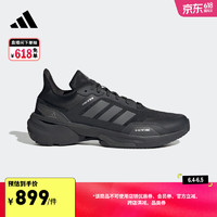 adidas 阿迪达斯 轻运动MTS男女未来感休闲跑步鞋IE3221 黑色/灰色 42(260mm)