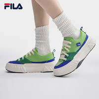 FILA 斐乐 川行鞋FOSSO女鞋帆布鞋2023新款休闲鞋板鞋运动鞋小白鞋