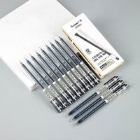 GuangBo 广博 直注式大容量中性笔笔12支装系列