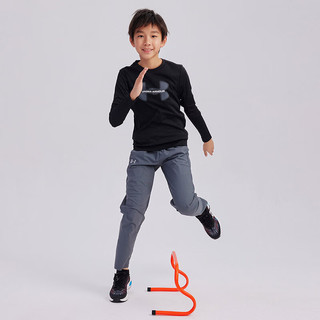 安德玛（Under Armour）城市光轨凉感梭织长裤 242108619 深灰色 160cm