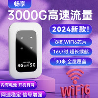 2024新款5g随身wifi移动无线wifi三网切换热点网络免插卡无限速wilf上网卡4G车载流量宿舍租房路由器便携3430