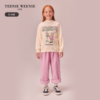 TEENIEWEENIEKIDS TeenieWeenie Kids小熊童装女童23年秋冬新款糖小熊印花加绒卫衣