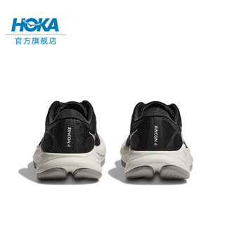 HOKA ONE ONE男女款夏季林康4公路跑步鞋RINCON 4减震防滑透气 黑色/白色-男（宽版） 42.5