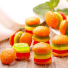 汉堡qq糖儿童糖果玩具橡皮糖六一节休闲零食软糖韧性童年营养食品