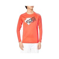 DESCENTE 迪桑特 男款长袖T恤衫 橙色 日本尺寸S码DRMQJB53