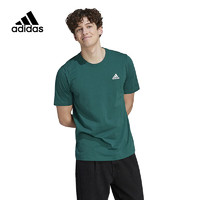 adidas 阿迪达斯 男子 纯棉休闲圆领短袖运动 T恤IJ6111 A/M码