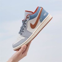 AIR JORDAN 女鞋AJ1低帮运动鞋耐磨复古休闲鞋时尚板鞋