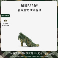 博柏利（BURBERRY）女鞋 格纹羊毛 Sweep 高跟鞋80803921