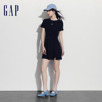 88VIP：Gap 盖璞 女装2024夏季新款UPF50+防晒连衣裙透气凉感不对称A字裙512502