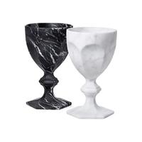 Baccarat 哈酷系列 装饰酒杯摆件礼盒 黑白色 9.1*15.8cm